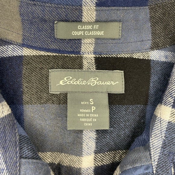 Eddie Bauer Men's Plaid Flannel Shirt -  Small - Picture 4 of 10